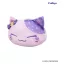 Nemuneko Cat Big Plush Figure Purple 35 cm