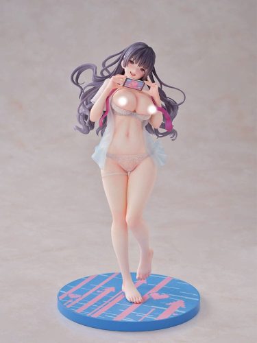 Original Character PVC Szobor 1/6 Ane Taiken Jogakuryou Sakuraya Mahiru Vol. 097 Cover Art 27 cm