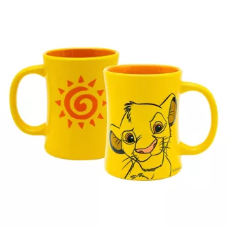 Disney The Lion King 3D Relief Bögre Simba 360 ml