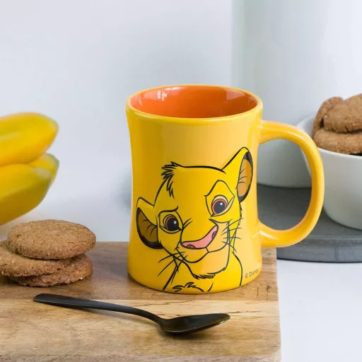 Disney The Lion King 3D Relief Bögre Simba 360 ml