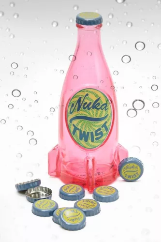 Fallout Bottle Series Replica Glass Bottle & Cap Nuka Twist