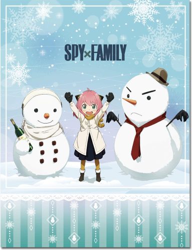 Spy x Family Takaró Snowman and Anya 117 x 152 cm