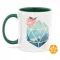 Glassstaff Gift Set Mug & Dice D20 A D20 Scene