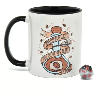 Glassstaff Gift Set Mug & Dice D20 Coffee Potion