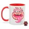 Glassstaff Gift Set Mug & Dice D20 Not a Mimic