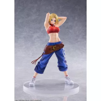   Fighting Girls Collection The King of Fighters XV PVC Figure 1/7 Blue Mary AmiAmi Limited Edition 26 cm