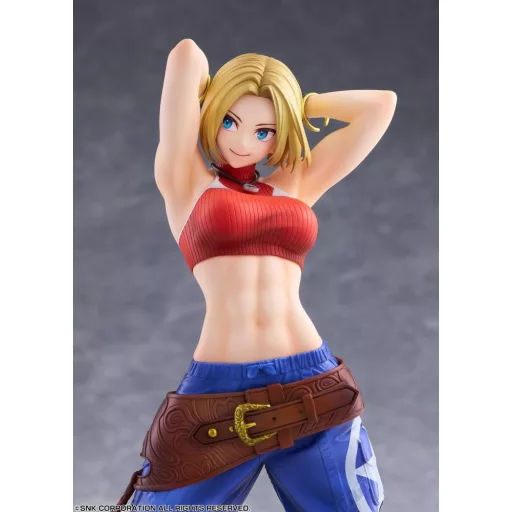 Fighting Girls Collection The King of Fighters XV PVC Figure 1/7 Blue Mary AmiAmi Limited Edition 26 cm