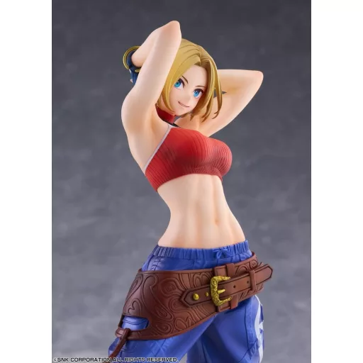 Fighting Girls Collection The King of Fighters XV PVC Figure 1/7 Blue Mary AmiAmi Limited Edition 26 cm