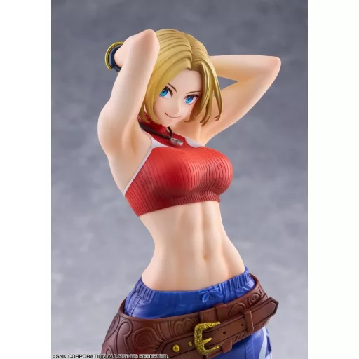 Fighting Girls Collection The King of Fighters XV PVC Figure 1/7 Blue Mary AmiAmi Limited Edition 26 cm