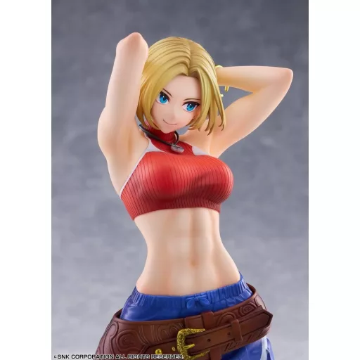 Fighting Girls Collection The King of Fighters XV PVC Figure 1/7 Blue Mary AmiAmi Limited Edition 26 cm