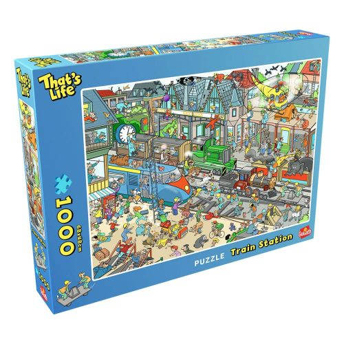 That's Life Bix Box Puzzle Train Station (1000 pieces)