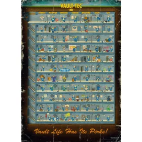 Fallout 4 Puzzle Perk Poster (1000 pieces)