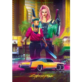 Cyberpunk 2077 Puzzle Kitsch Style (1000 pieces)