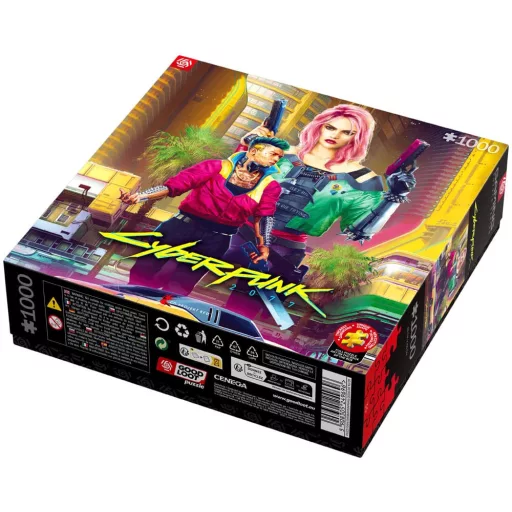 Cyberpunk 2077 Puzzle Kitsch Style (1000 pieces)