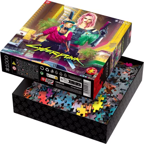 Cyberpunk 2077 Puzzle Kitsch Style (1000 pieces)