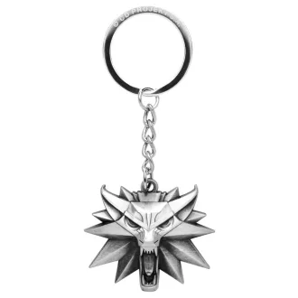 The Witcher 3 Keychain Wolf Medallion