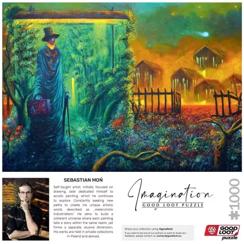 Imagination Series Puzzle Sebastian Mon Stationary Traveller II (1000 pieces)