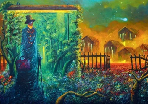 Imagination Series Puzzle Sebastian Mon Stationary Traveller II (1000 pieces)