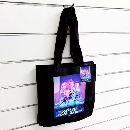 KPop Demon Hunters Tote Bag Movie Key Art