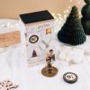 Harry Potter Set of 3 Christmas Ornaments Sorting Hat, Platform 9 3/4 and Hedwig 7 cm