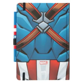 Marvel Captain America Premium Notebook with Pen Uniform A5