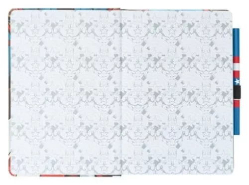 Marvel Captain America Premium Notebook with Pen Uniform A5