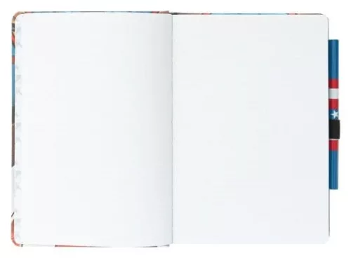 Marvel Captain America Premium Notebook with Pen Uniform A5