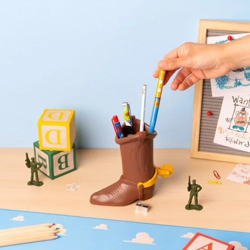 Disney Pixar Toy Story Pen Holder with Stationery Set Woody's Boot 16 cm