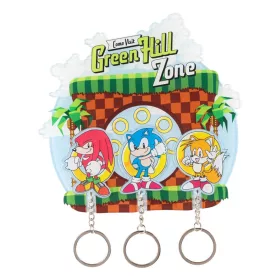Sonic the Hedgehog Key rack incl. 3 key rings