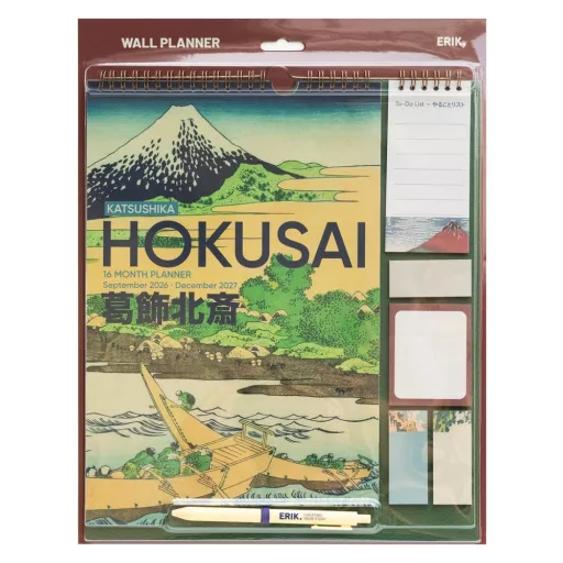 Hokusai Wall Planner 2026/27 30 x 34 cm