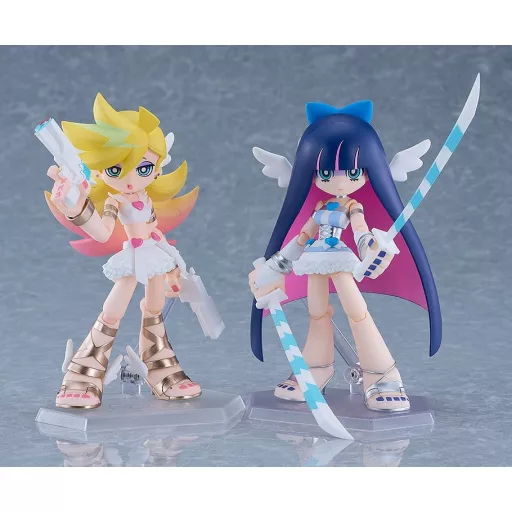 New Panty & Stocking with Garterbelt Figma Action Figures 2-Pack Panty & Stocking: Angel ver. 12 cm