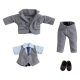 Original Character Parts for Nendoroid Doll Figures Outfit Set: Suit (Gray) (Re-Run)