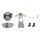 Original Character Parts for Nendoroid Doll Figures Outfit Set Detective - Boy (Gray)