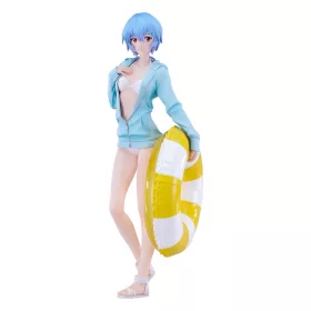   Rebuild of Evangelion Pop Up Parade L PVC Szobor Beach Queens: Rei Ayanami 22 cm