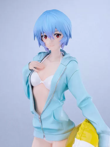 Rebuild of Evangelion Pop Up Parade L PVC Szobor Beach Queens: Rei Ayanami 22 cm