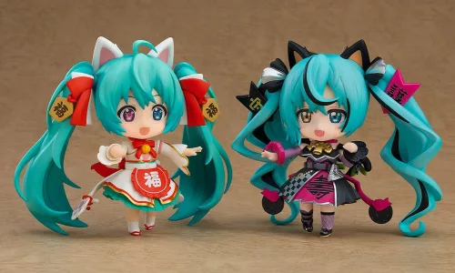 Character Vocal Series 01 Nendoroid Figura Hatsune Miku: Black Maneki Miku Ver. 10 cm
