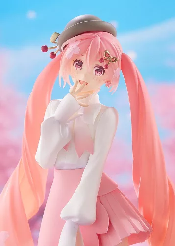 Character Vocal Series 01: Hatsune Miku Pop Up Parade PVC Szobor Sakura Miku: Hanami Outfit Ver. 23 cm