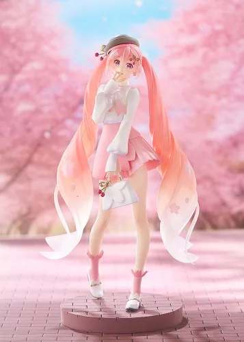 Character Vocal Series 01: Hatsune Miku Pop Up Parade PVC Szobor Sakura Miku: Hanami Outfit Ver. 23 cm