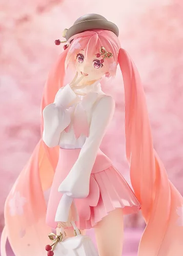 Character Vocal Series 01: Hatsune Miku Pop Up Parade PVC Szobor Sakura Miku: Hanami Outfit Ver. 23 cm