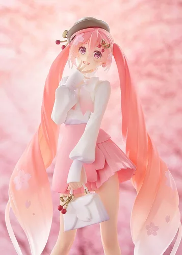 Character Vocal Series 01: Hatsune Miku Pop Up Parade PVC Szobor Sakura Miku: Hanami Outfit Ver. 23 cm