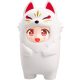 Nendoroid More Kigurumi Face Parts Case for Nendoroid Figures White Kitsune 10 cm