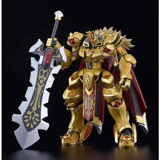 Knight's & Magic Moderoid Plastic Model Kit Goldleo 135mm
