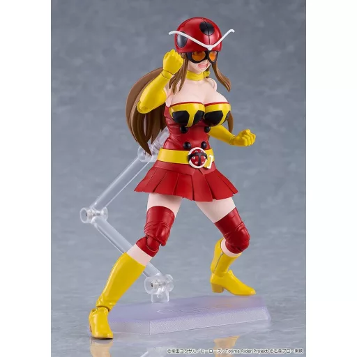 Tojima Wants to Be a Kamen Rider Figma Action Figure Yuriko Okada (Electro-Wave Human Tackle Ver.) 14 cm