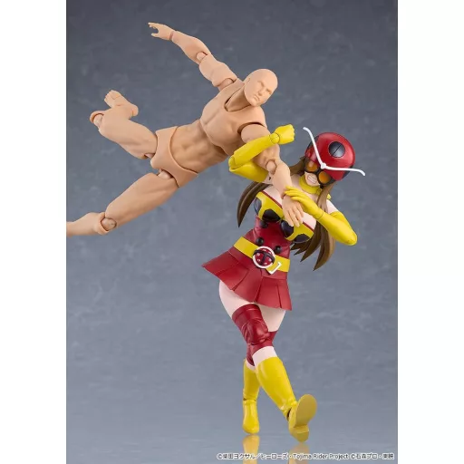 Tojima Wants to Be a Kamen Rider Figma Action Figure Yuriko Okada (Electro-Wave Human Tackle Ver.) 14 cm
