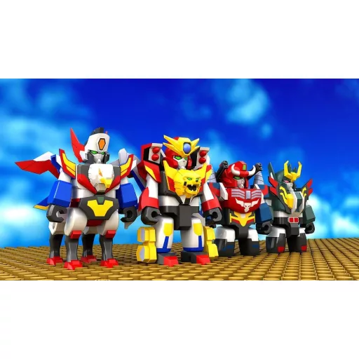 The Brave Fighter of Legend Da-Garn Brickroid Action Figure Land Bison 5 cm