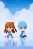 Rebuild of Evangelion Rubber Mascot Nendroid Plus Mini Figure Rei Ayanami 8 cm