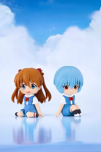 Rebuild of Evangelion Rubber Mascot Nendroid Plus Mini Figure Asuka Shikinami Langley 8 cm