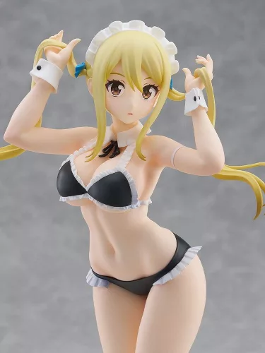 Fairy Tail 100 Years Quest Beach Queens Pop Up Parade PVC Statue Lucy Heartfilia: Virgo Form Swimsuit Ver. L Size 23 cm
