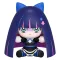 New Panty & Stocking with Garterbelt Huggy Good Smile Chibi Figure Stocking 6 cm