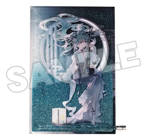 Character Vocal Series 01: Hatsune Miku Glitter Acrylic Block Hatsune Miku Han Gong Qiu Yue Ver. 15 cm